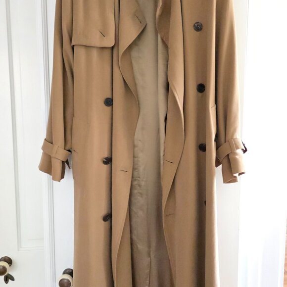 Saint Laurent Twill Trench in Sable Runway Spring/Summer 2024 Size 36 - Picture 16 of 16